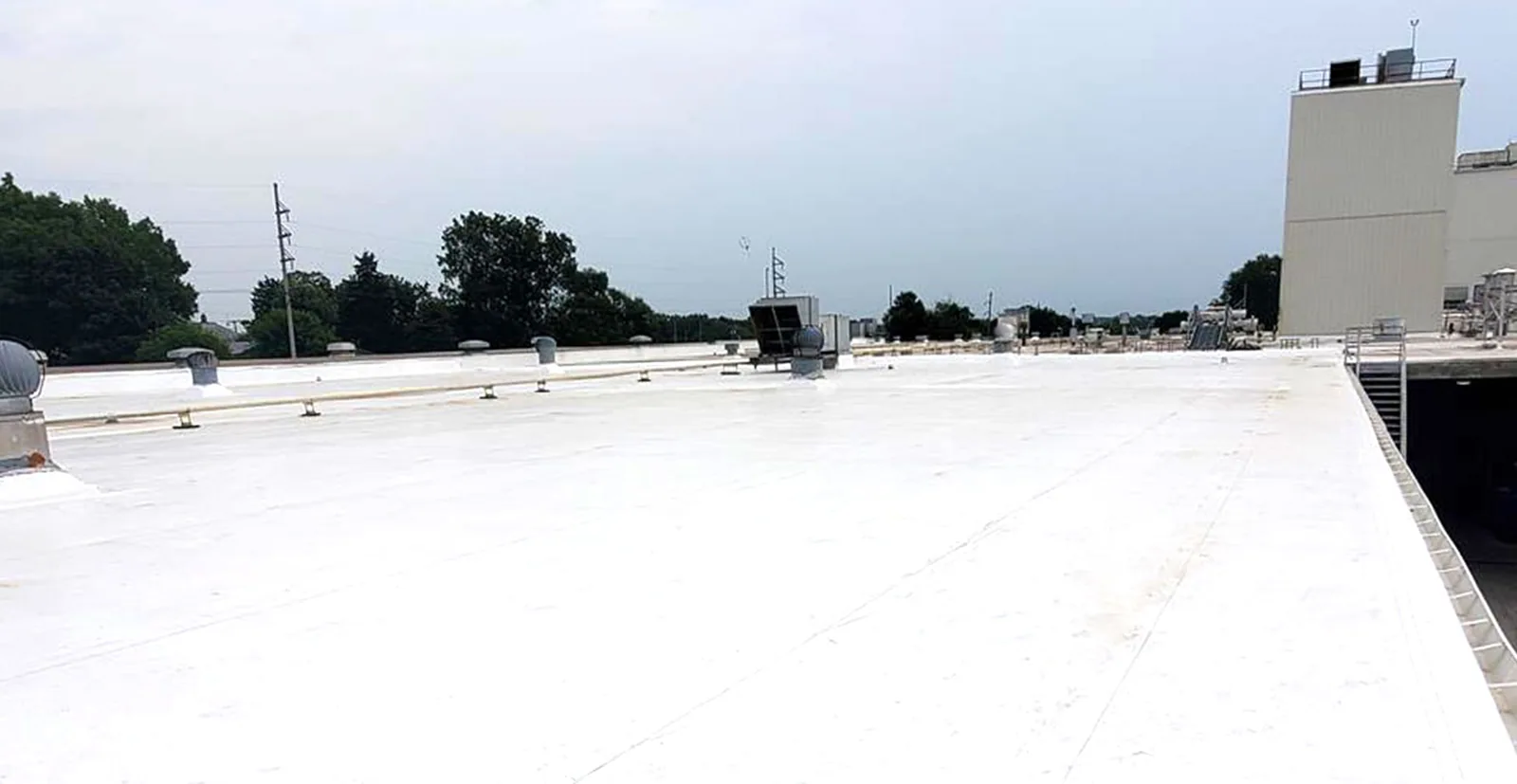 Commercial Roof Ponding Water Repair in Chico, CA