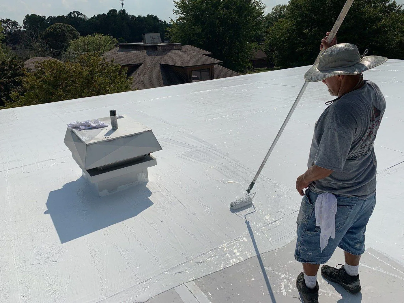 Split Commercial Roof Seam Repair in Chico, CA