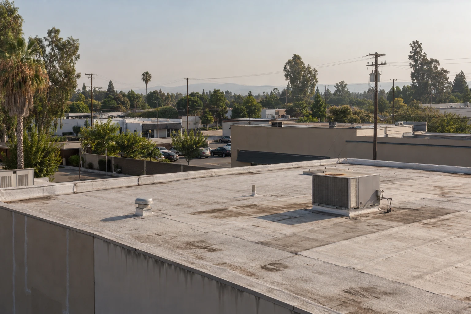 Commercial Roofing in South Park and Fair Street, Chico, CA