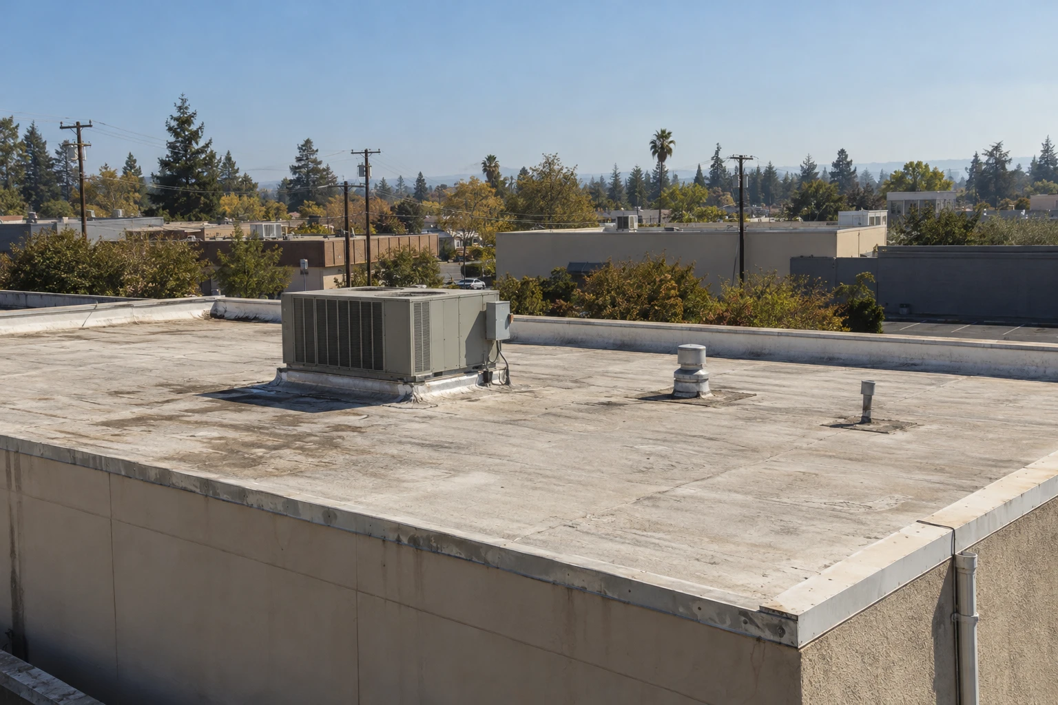 Commercial Roofing in The Wedge District, Chico, CA
