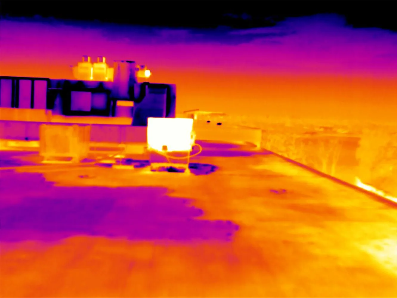 Infrared Roof Moisture Survey in Chico, CA